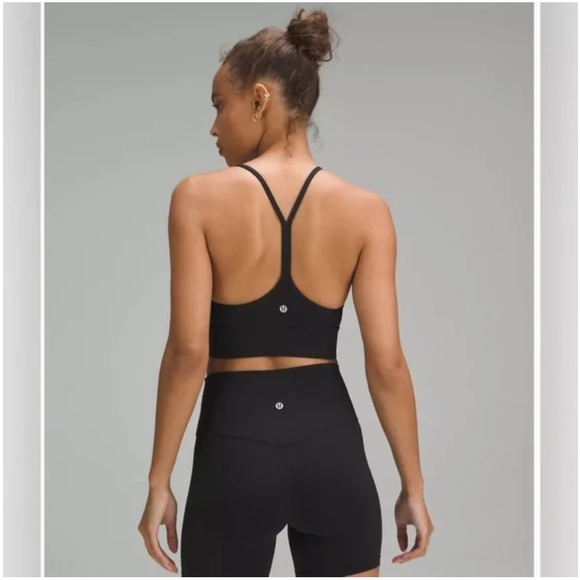 Lululemon Black Flow Y Longline Bra - Picture 3 of 5